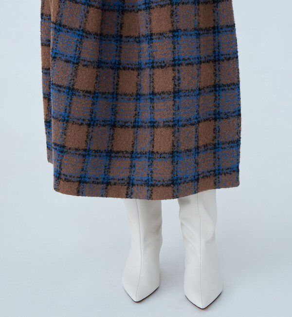 TOMORROWLAND collection「ループチェック バレルスカート」|スカート|