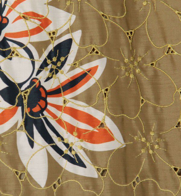 TOMORROWLAND collection「アイレットプルメリア ワイドストレートパンツ」|その他|