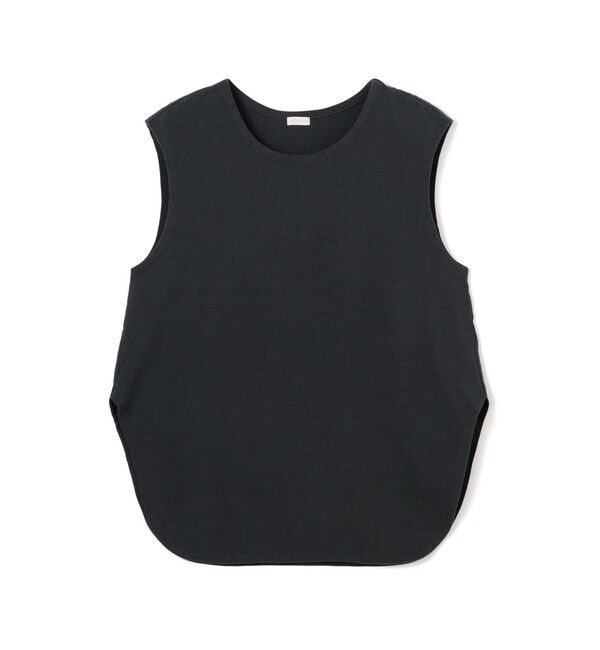 GALERIE VIE「ドライコットン ノースリーブ クルーネックプルオーバー」|Tシャツ・カットソー|17 チャコールグレー