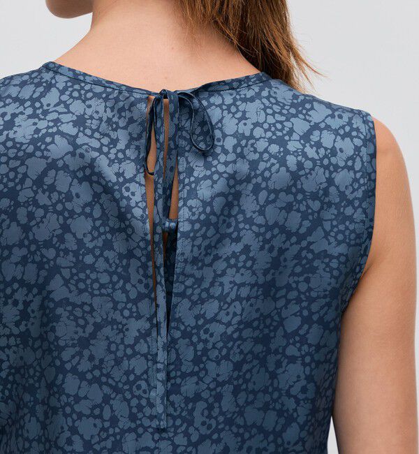 BACCA「キュプラインディゴプリント ロングワンピース」|ワンピース|