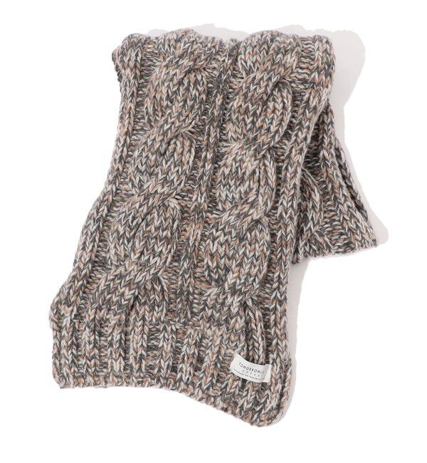 TOMORROWLAND GOODS「ウールケーブル ハンドマフラー」|マフラー|14 ベージュ系