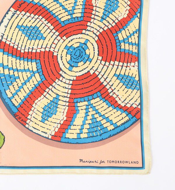 TOMORROWLAND GOODS「【別注】manipuri AFRICAN シルクスカーフ」|バンダナ・スカーフ|
