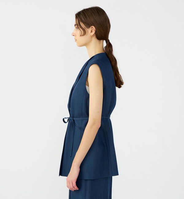 Ballsey「【追加予約】ラスターデニム ミドルジレ」|ベスト・ジレ|