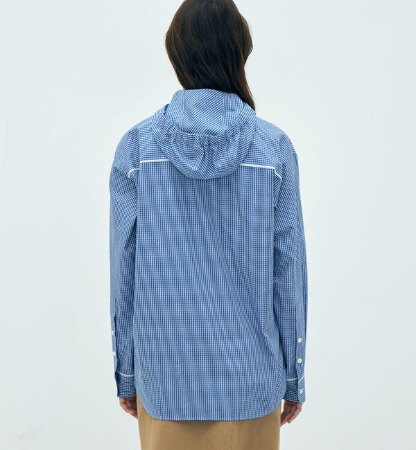 Edition「edition pourell コットンチェック フーデッドシャツ」|シャツ・ブラウス|