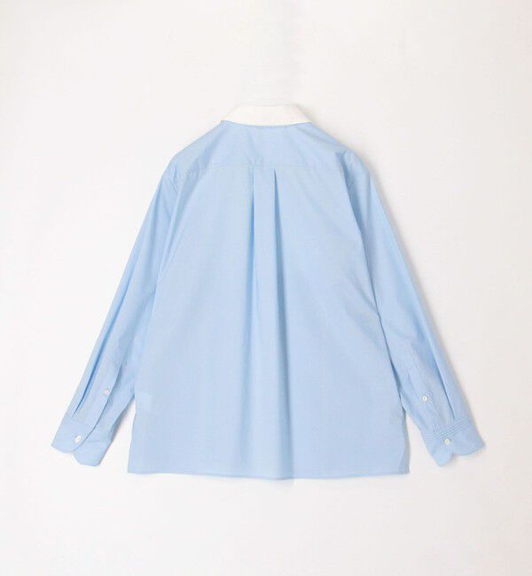 CABaN「コットンタイプライター レースボザムシャツ」|シャツ・ブラウス|