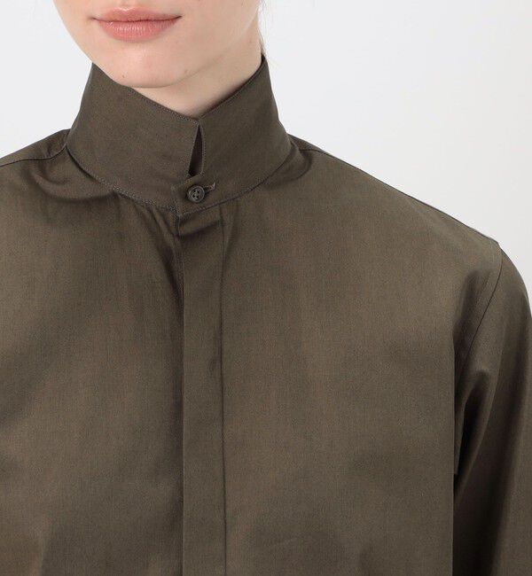 TOMORROWLAND BUYING WEAR「BOURRIENNE AMAZONE スタンドカラーシャツ」|シャツ・ブラウス|
