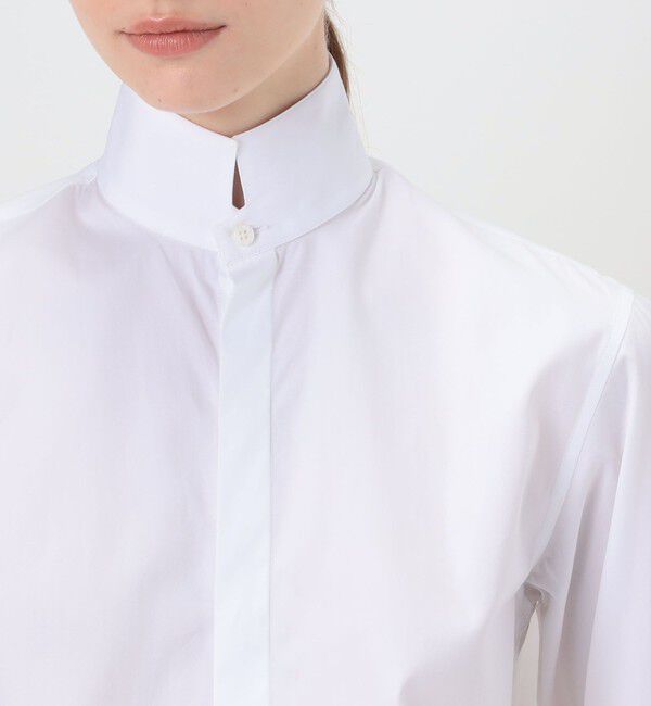 TOMORROWLAND BUYING WEAR「BOURRIENNE AMAZONE スタンドカラーシャツ」|シャツ・ブラウス|