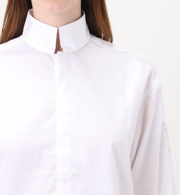 TOMORROWLAND BUYING WEAR「BOURRIENNE POETESSE スタンドカラーシャツ」|シャツ・ブラウス|