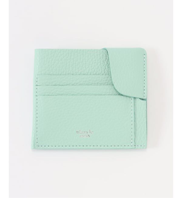  「【blancle/ ブランクレ】S.LETHER Smart wallet 別注」|財布|ブルー A