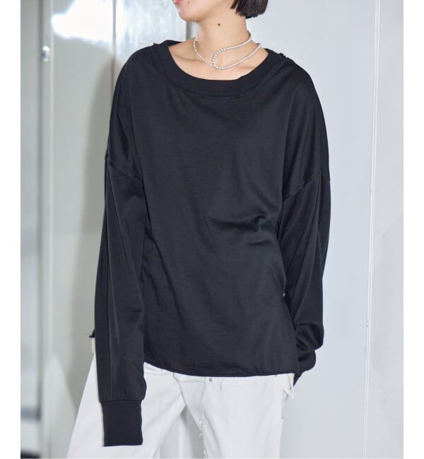  「《追加予約》HIGH GAUGH URAKE PULLOVER：カットソー」|Tシャツ・カットソー|ブラック