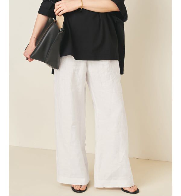 Plage「《予約》Linen easy パンツ」|その他|
