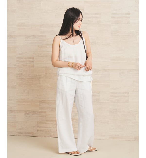 Plage「《予約》Linen easy パンツ」|その他|