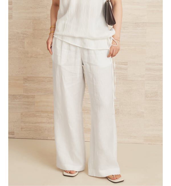 Plage「《予約》Linen easy パンツ」|その他|