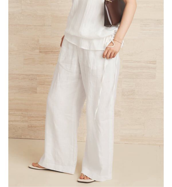 Plage「《予約》Linen easy パンツ」|その他|