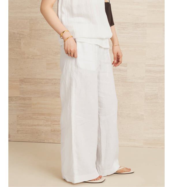 Plage「《予約》Linen easy パンツ」|その他|