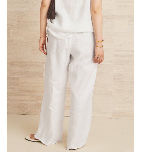 Plage「《予約》Linen easy パンツ」|その他|