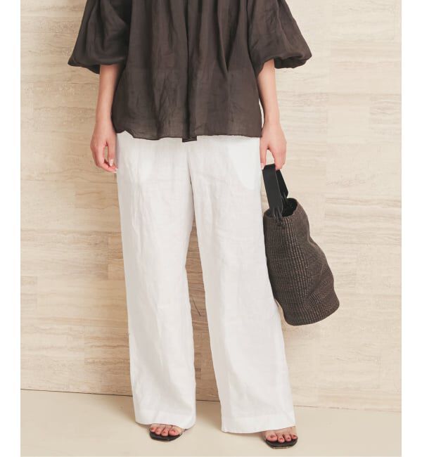 Plage「《予約》Linen easy パンツ」|その他|