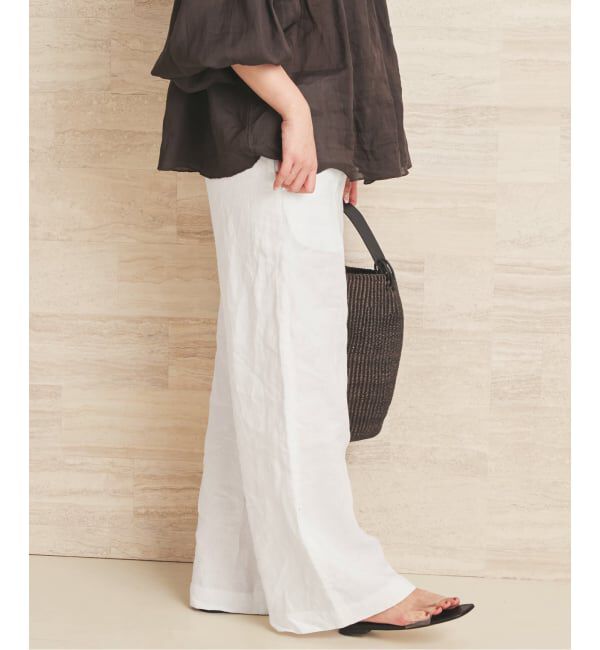 Plage「《予約》Linen easy パンツ」|その他|