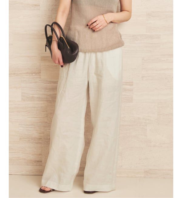 Plage「《予約》Linen easy パンツ」|その他|