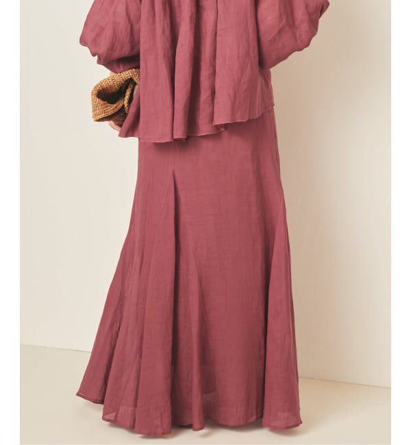 Plage「《予約》RAMY LINEN TACK スカート」|スカート|