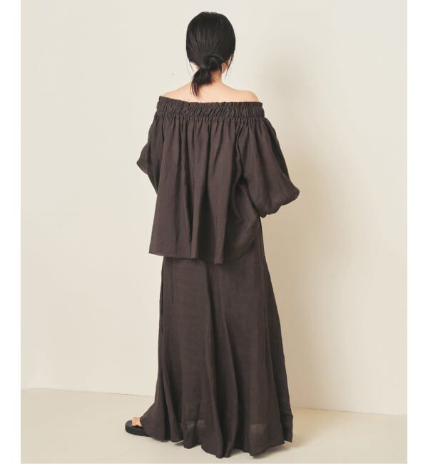 Plage「《予約》RAMY LINEN TACK スカート」|スカート|