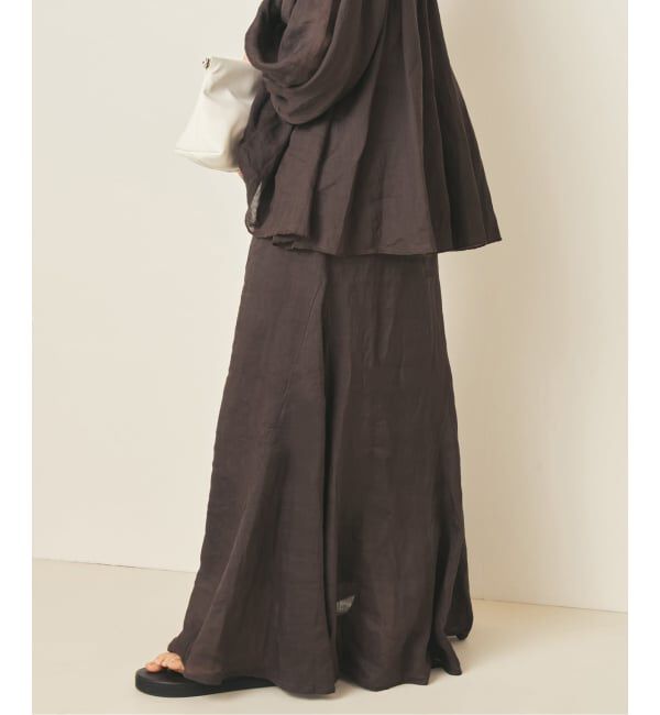 Plage「《予約》RAMY LINEN TACK スカート」|スカート|