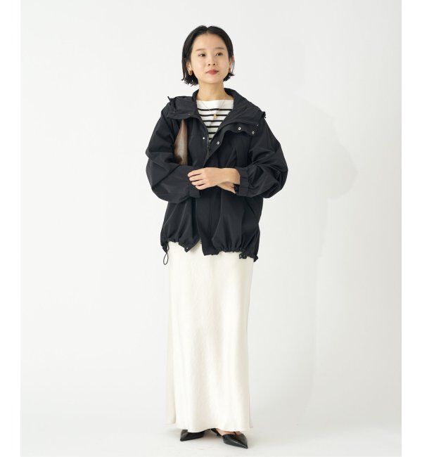 IENA「ストレッチタフタマンパシェルブルゾン」|ブルゾン・スタジャン|