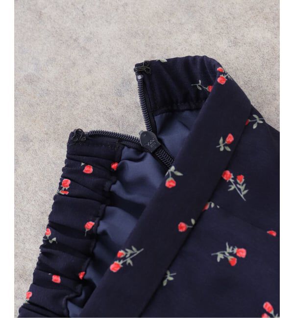 SLOBE IENA「フラワープリントフリルスカート」|スカート|