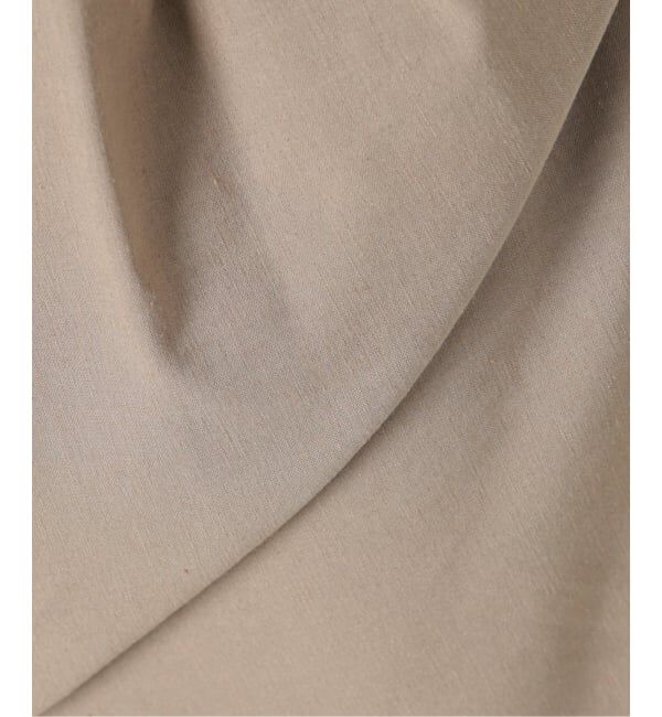 IENA「ウォッシャブル リネンミックスコクーンスラックス」|スラックス|