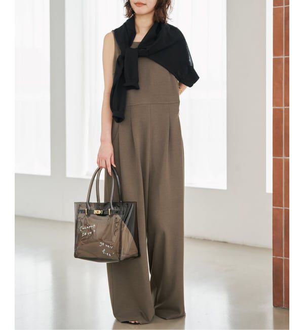 SLOBE IENA「《WEB限定サイズ有り/3サイズ展開/予約》カットオールインワン」|オールインワン|