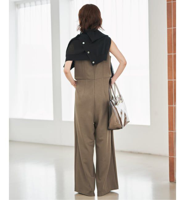 SLOBE IENA「《WEB限定サイズ有り/3サイズ展開/予約》カットオールインワン」|オールインワン|