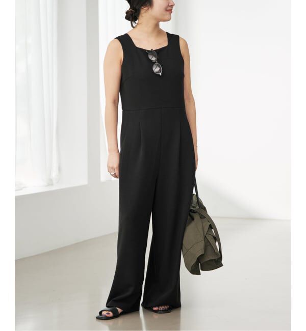 SLOBE IENA「《WEB限定サイズ有り/3サイズ展開/予約》カットオールインワン」|オールインワン|