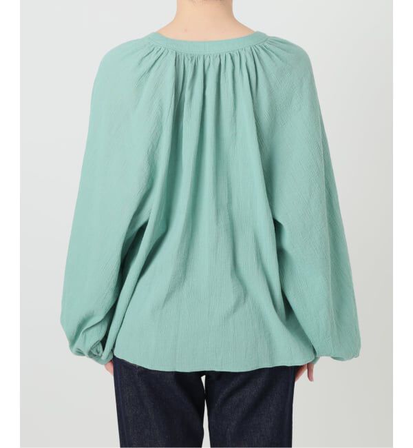 SLOBE IENA「《シリーズあり/予約》コットン楊柳 ボリュームブラウス」|シャツ・ブラウス|
