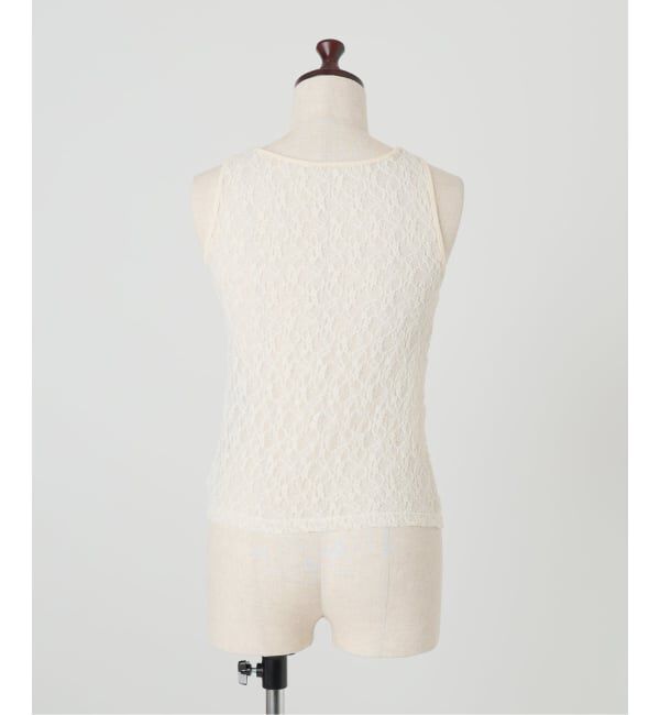 SLOBE IENA「《シリーズあり/予約》カットレースタンク」|Tシャツ・カットソー|