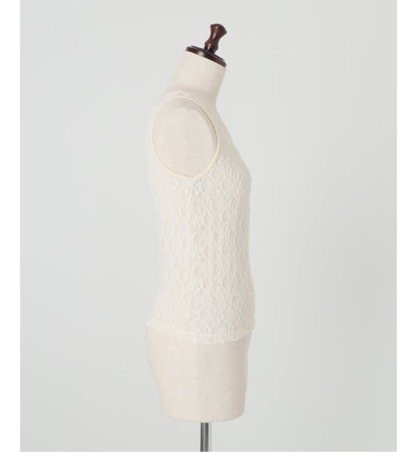 SLOBE IENA「《シリーズあり/予約》カットレースタンク」|Tシャツ・カットソー|