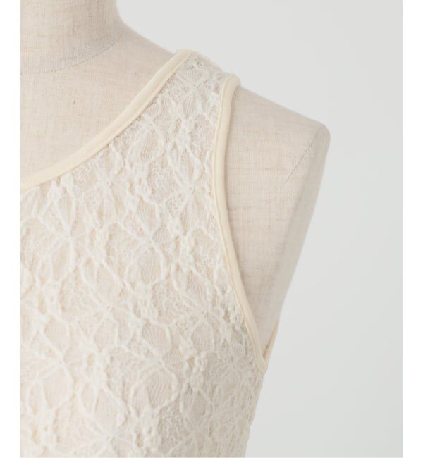 SLOBE IENA「《シリーズあり/予約》カットレースタンク」|Tシャツ・カットソー|