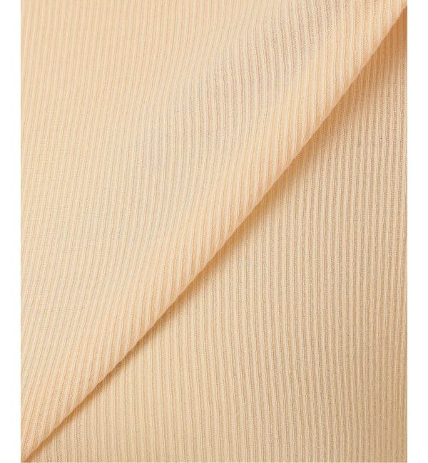 SLOBE IENA「《シリーズあり/予約》シアーリブメロートップス」|Tシャツ・カットソー|