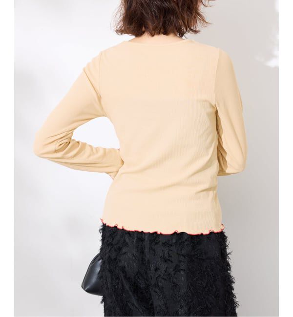 SLOBE IENA「《シリーズあり/予約》シアーリブメローカーディガン」|カーディガン|