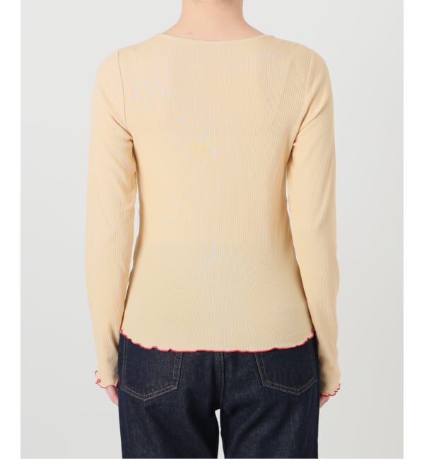 SLOBE IENA「《シリーズあり/予約》シアーリブメローカーディガン」|カーディガン|