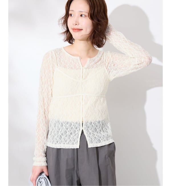 SLOBE IENA「《シリーズあり/予約》カットレースブラ」|その他|