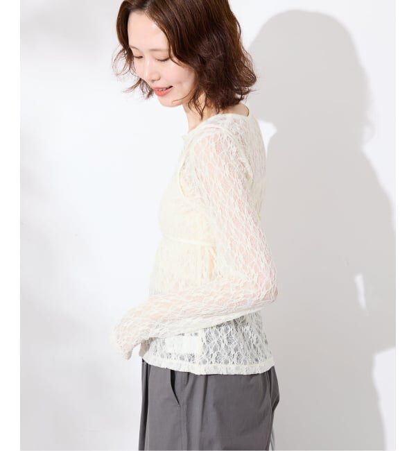 SLOBE IENA「《シリーズあり/予約》カットレースブラ」|その他|