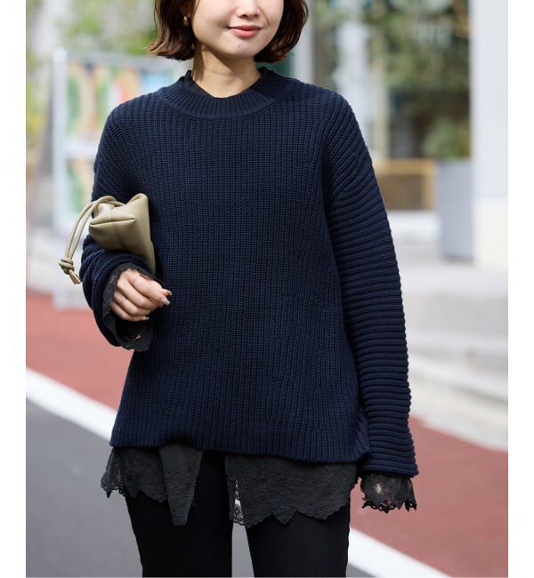 SLOBE IENA「《追加2予約》チュールレースブラウス」|シャツ・ブラウス|