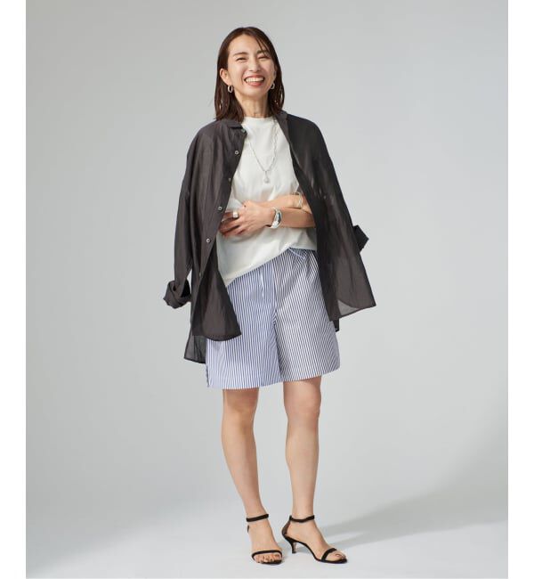 VERMEIL par iena「《予約》Stripe ショートパンツ」|その他|