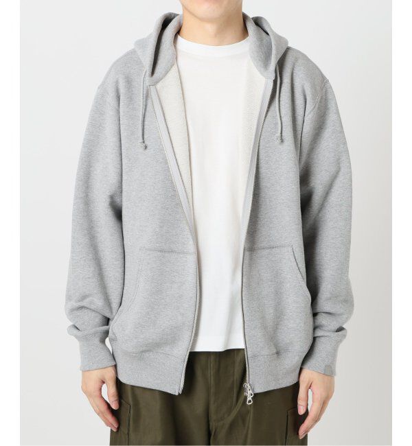 EDIFICE「LOOPWHEELER &times; LOWERCASE for EDIFICE ライトツリウラケ ジップパーカー」|パーカー|