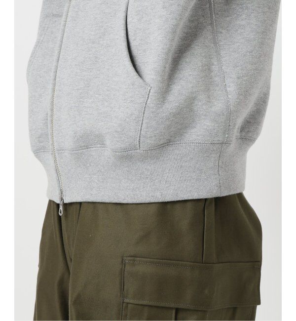 EDIFICE「LOOPWHEELER &times; LOWERCASE for EDIFICE ライトツリウラケ ジップパーカー」|パーカー|