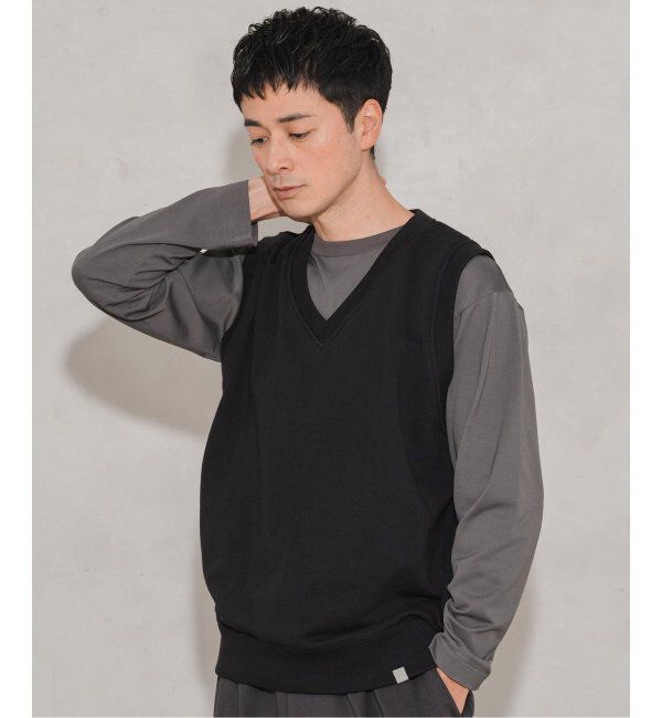 EDIFICE「LOOPWHEELER &times; LOWERCASE for EDIFICE ライトツリウラケ ルーズベスト」|スウェット・ジャージ|