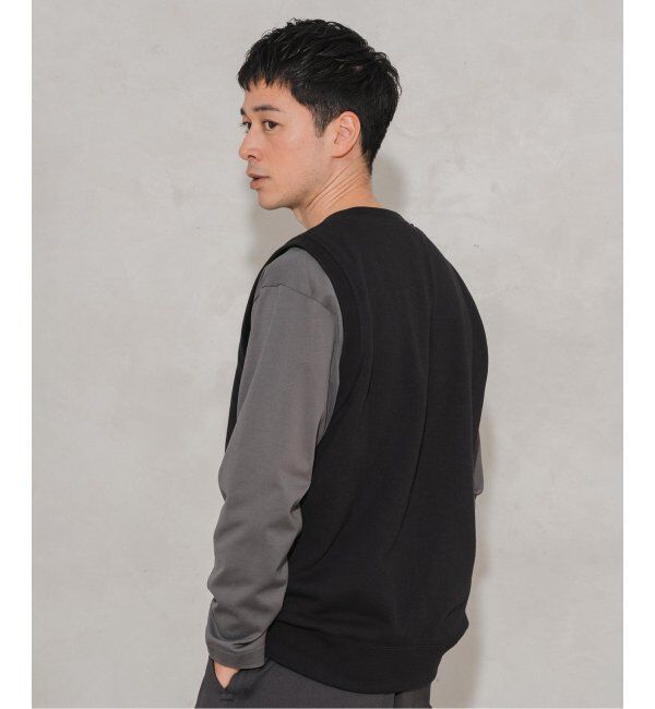 EDIFICE「LOOPWHEELER &times; LOWERCASE for EDIFICE ライトツリウラケ ルーズベスト」|スウェット・ジャージ|