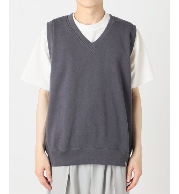 EDIFICE「LOOPWHEELER &times; LOWERCASE for EDIFICE ライトツリウラケ ルーズベスト」|スウェット・ジャージ|