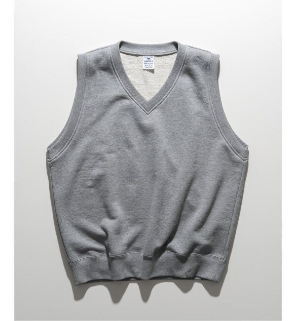 EDIFICE「LOOPWHEELER &times; LOWERCASE for EDIFICE ライトツリウラケ ルーズベスト」|スウェット・ジャージ|グレーB