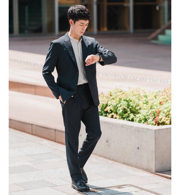 EDIFICE「"高通気＆吸水速乾" BREEZE COOL AKIHA 2B ジャケット【セットアップ着用可】」|テーラードジャケット|